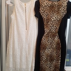 White and Black/Brown dress 2 for one price!